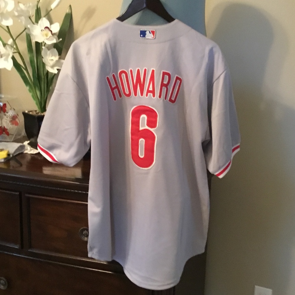 Majestic Authentic Gray Phillies Ryan Howard Jersey - Picture 3 of 7